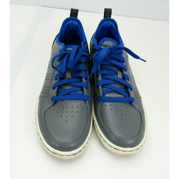 Adidas AR-D1‎ Low Top Shoes Men\'s Size 12 Leather Lace Up Gray Blue Skate Casual main image 6